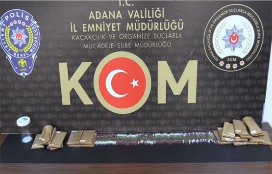 Adana'da emlak ofisine operasyon! 314 tüp zehri ele geçirildi!