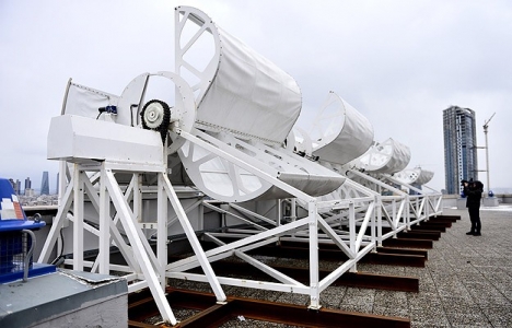 Çağlayan Adliye Sarayı'nın çatısına rüzgar türbini kuruldu!