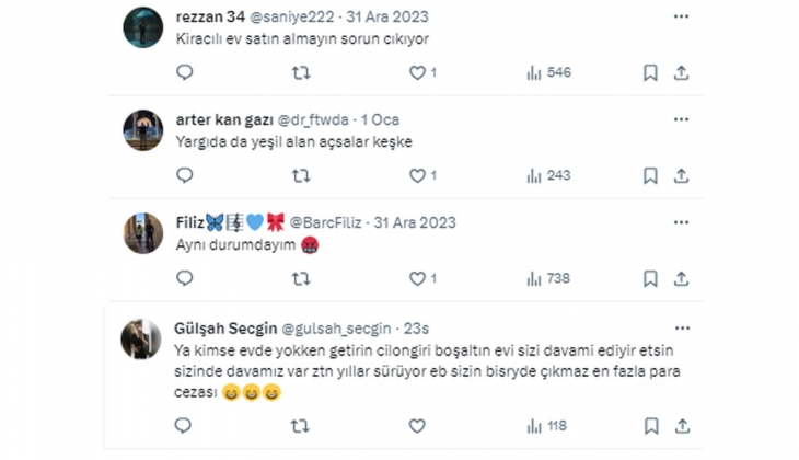 Ünlü doktordan 2024 dileği: Umarım bu yıl benim gibi on binlerce mağdur insan evlerine kavuşur!