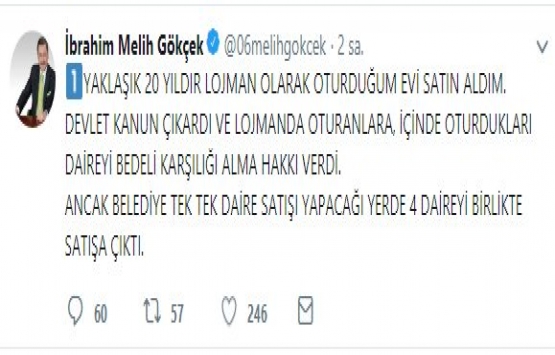 Melih Gökçek, başkanlık konutunu nasıl aldı?