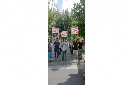 Kanarya Mahallesi sakinlerinden kentsel dönüşüm eylemi!