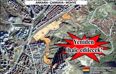 Emlak Konut Ankara Çankaya Mühye arsasının sözleşmesi feshedildi!