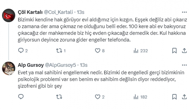 Sosyal medyada Gaspçı kiracı krizi: Ev sahipleri gaspçı kiracıların ortak özelliklerini yazdı! 