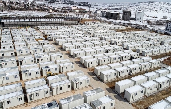 Elazığ Doğukent'te 700'ün üzerinde konteyner kuruldu!