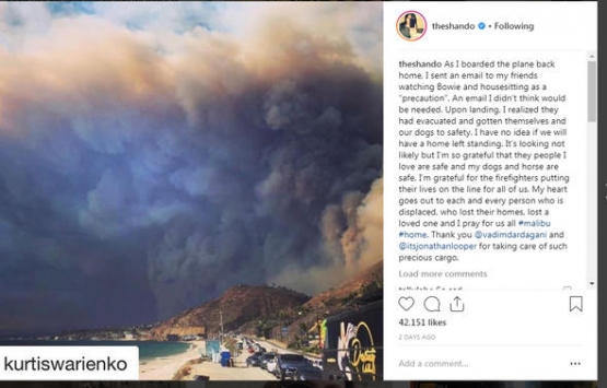 Gerard Butler in evi kül oldu!