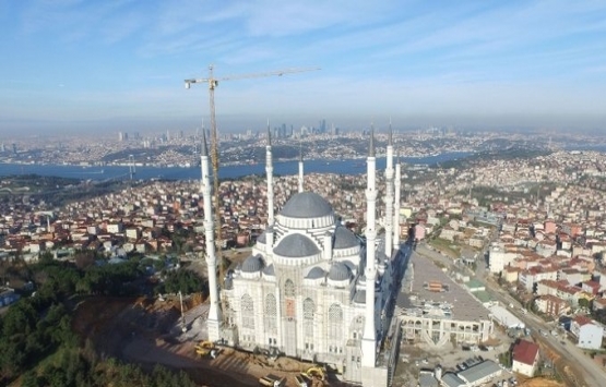 Çamlıca Camii nin yüzde 98 i tamamlandı!