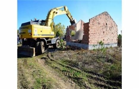 Samsun'da 41 kaçak yapı yıkıldı!