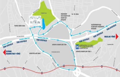 Sur Yapı Vitrin kroki