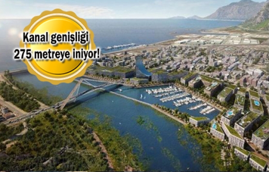 Kanal İstanbul genişliği