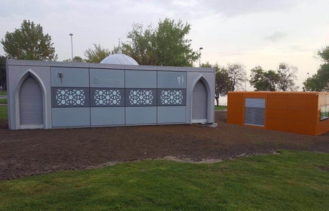 İstanbul Florya’da prefabrik mescit yapıldı!