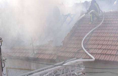 Kütahya'da ev yangını çıktı!