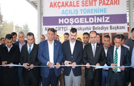Şanlıurfa Akçakale Semt Pazarı açıldı!