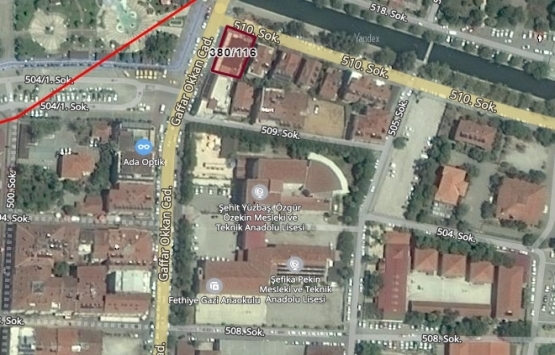 Fethiye'de 6,6 milyon TL'ye icradan satılık gayrimenkul hissesi!