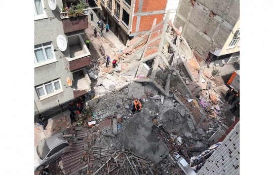 Zeytinburnu nda 5 katlı bina çöktü!