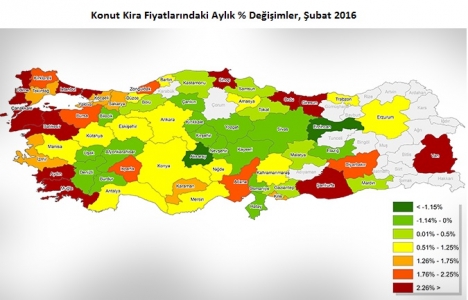 REIDIN 2. El Konutlar Fiyat Endeksleri 2016 Şubat sonuçları!
