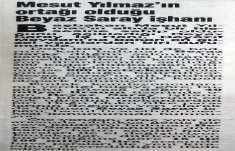 1991 yılında Beyaz Saray İşhanı nın değeri 40 milyar liraymış!