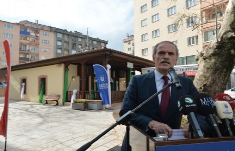 Bursa Çukur Mescid ve çevre düzenlemesi hizmete açıldı!