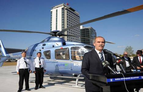 Bursa İstanbul arası helitaksi devreye girdi!