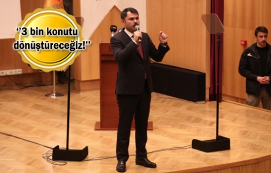 Bakan Kurum'dan Zeytinburnu'na kentsel dönüşüm sözü!