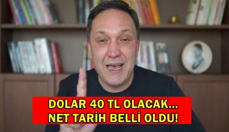 Yastık altında 1 doları bile olanlar çabuk bakın! Dolar 40 TL olacak! Selçuk Geçer net tarihi açıkladı...