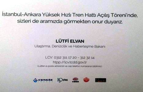 İstanbul - Ankara YHT için iki ayrı tören yapılacak!