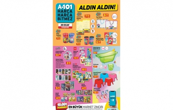 20 Ocak A101 aktüel ürünler kataloğunda neler var? Bu haftaki dev fırsatlar!