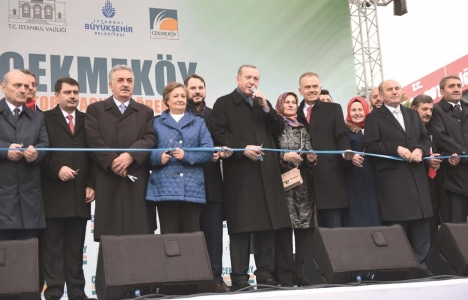 Çekmeköy'de yapımı tamamlanan tesisler hizmete açıldı!