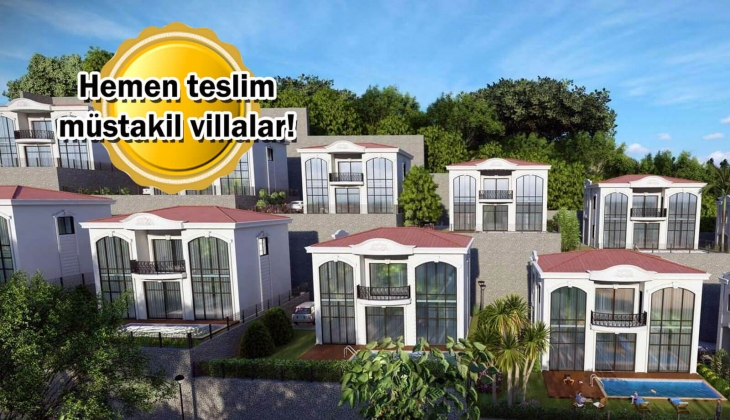 Reyyan Villas 3'te son 5 villa! Yüzde 50'sini peşin kalanını 6 ay vade fırsatı! 