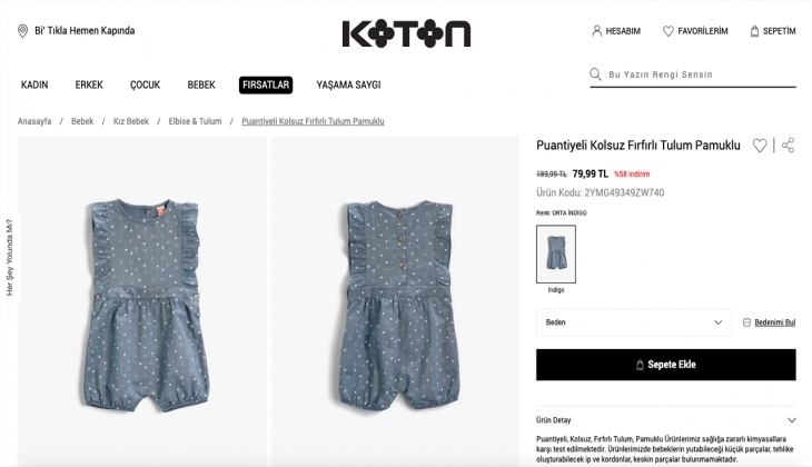 Bebeğinizle aynı markayı giyin! Koton bebek ürünlerinde indirim var! İşte 19 Eylül 2022 Koton fiyat listesi 