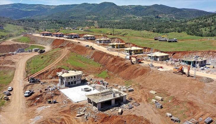 Gaziantep Nurdağı'ndaki köy tipi afet konutları Ramazan Bayramı'na yetişecek!