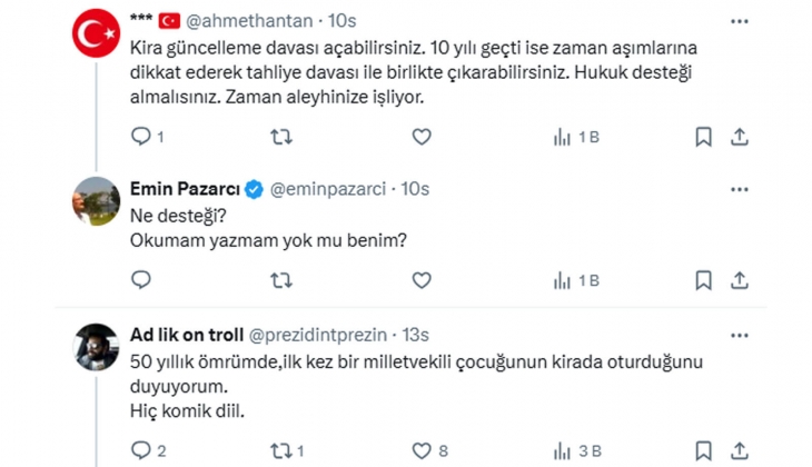 Gazeteci Emin Pazarcı, eski milletvekiliyle yaşadığı kira sorununu anlattı: Bu gidişle evin tapusunu da isterler mi?