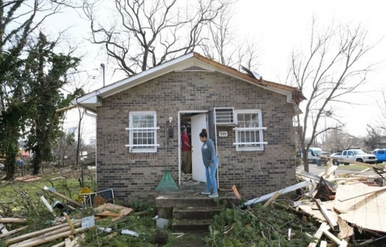 ABD deki hortumda yüzlerce kişi evsiz kaldı!