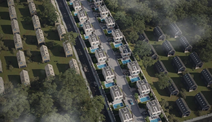 Villeaf Villaları yüzde 50 peşinatla! Teslimler Mart 2025 te!