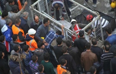 Fi Yapı iş kazasında ölen işçilerin cenazeleri Ağrı'ya götürüldü!