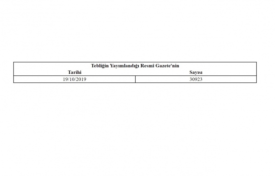 Vergi Usul Kanunu Genel Tebliği nde Değişiklik Yapılmasına Dair Tebliğ!