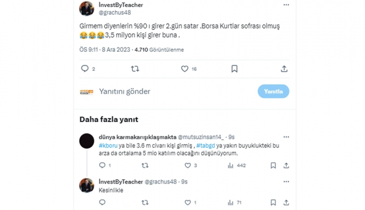 Borsacılar Avrupakent GYO daki yüzde 10 luk iskontoyu az buldu!