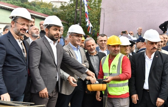 Üsküdar Kirazlıtepe Merkez Camii'nin temeli atıldı!