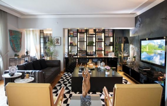 Deniz Akkaya nın göz kamaştıran evi!