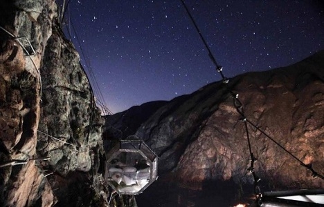 İşte Skylodge deki uçuruma yapılan oteller!