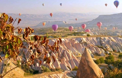 Kapadokya'da balon turlarına hava muhalefeti engeli!
