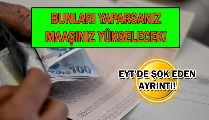 Emeklilikte Yaşa Takılanlar için altın detay! Emekli maaşını artırmak isteyenler hemen bakın! 