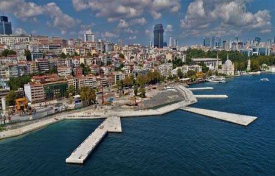 Kabataş Martı Projesi nde son durum havadan görüntülendi!