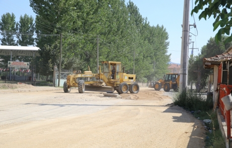Kula Mahmut Dede Caddesi asfaltlandı!