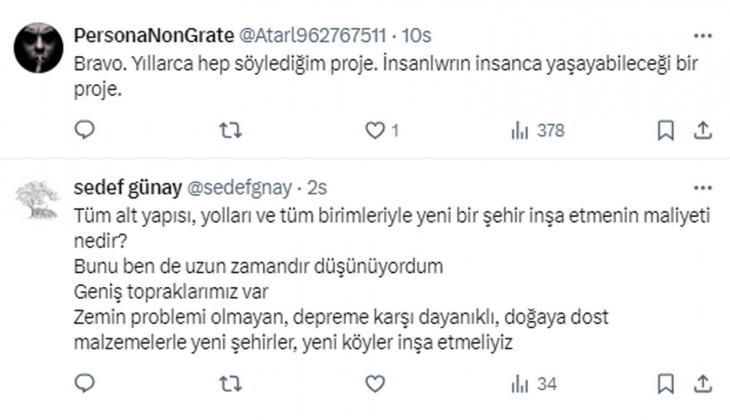 Mimar Şenol Gökner: Acilen 20 yeni şehir tasarlanmalı ve halka 330 metrekare ücretsiz müstakil ev arazisi dağıtılmalı!