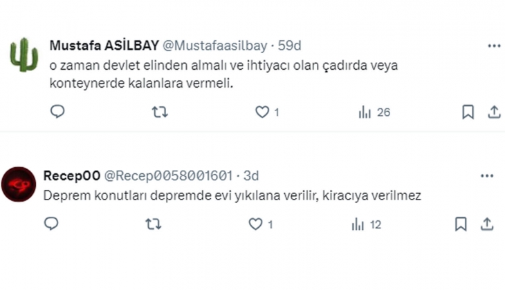 Deprem fırsatçıları: TOKİ nin yaptığı konutları depremzedelere kiralıyorlar!