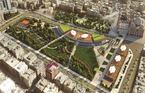 Urfa Haliliye'de Şehir Parkı planlanan bölgede AVM yükseliyor!