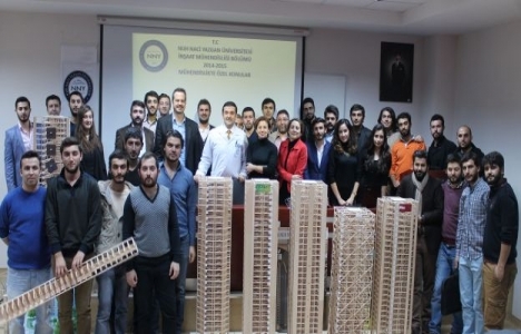 Bina maketleri deprem testinden geçti!