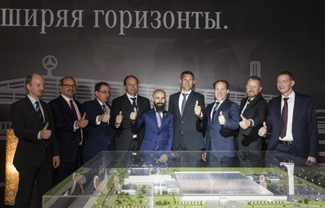 ESTA Construction, Mercedes-Benz fabrikasının temelini attı!