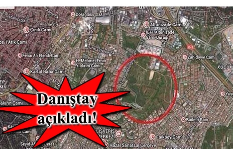 Validebağ Korusu'nun yapılaşmaya açılmasıyla ilgili son karar verildi!