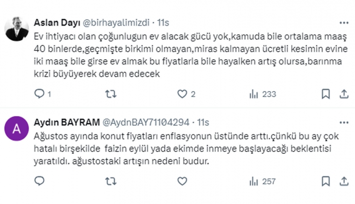 Faizler inerse konut fiyatları ne olur? Vatandaşlar yorumladı!